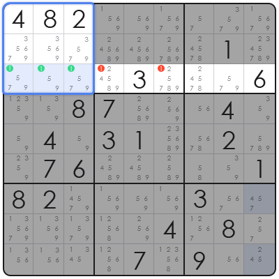 killer sudoku number combinations